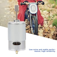 RS550 12V nagyteljesítményű mikromotor játékautókhoz és motorokhoz, 2 fogaskerékkel 4