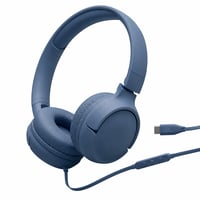 Căști cu fir On-Ear JBL Tune 520C albastre — defecte, partea stângă — defectă, pentru piese: balama stângă ruptă (stare: vezi a 2-a fotografie) 1