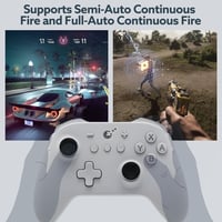 GuliKit KK3 Vezeték Nélküli Kontroller Nintendo Switch/OLED/Steam Deck/Android/iOS Eszközökhöz, Hall-Effekt Joystick, 23 Órás Üzemidő, 6-Ten 3