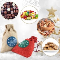 VGOODALL Adventi naptár szövettasak szett 24 db, német számozással 5