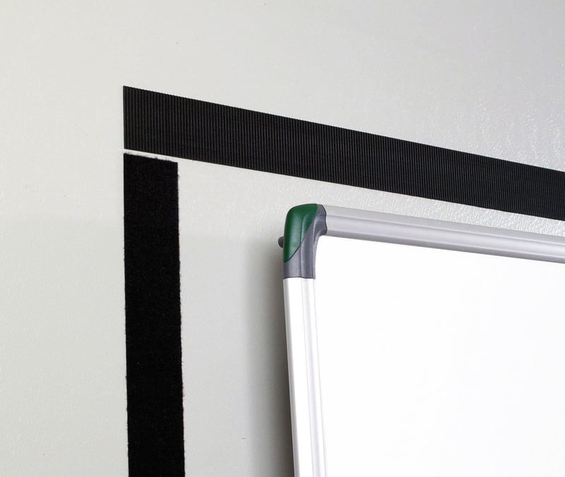 Eredeti Velcro tépőzár, 1 méter, fekete, 3 cm széles