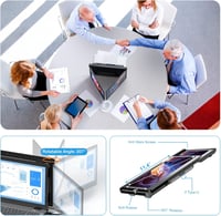 SMISEACOW 12" FHD IPS Hordozható Monitor Laptophoz, Telefonhoz és Játékkonzolokhoz 7