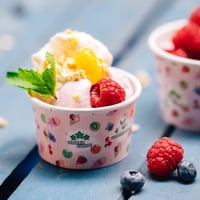 BIOZOYG Rózsaszín Mini Jégkrém Pohár Szett 75ml 40db 4
