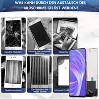 RongZy LCD Kijelző Oppo A72 5G/A73 5G/A53 5G Telefonokhoz - Érintőképernyős Digitalizáló Csereképernyő Szerelőkészlettel, Fekete 2