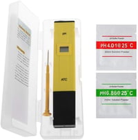 Nynelly Digitális pH Mérő Toll LCD Kijelzővel - Vízminőség Teszter Automatikus Kalibrációval 0-14 Tartományban Medencékhez, Akváriumokhoz, H 7