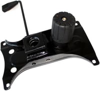 Placă de bază mecanică pentru scaun de birou OfficeWorld, placă metalică basculantă Tilt-B cu capacitate portantă de 200 kg, piesă de schimb scaun pivotant cu piston pe gaz reglabil Topstar, Ikea Ko 1