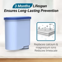 Philips AquaClean kompatibilis Maxblue vízszűrő, TÜV tanúsított, PFAS-csökkentő (3 db) 3
