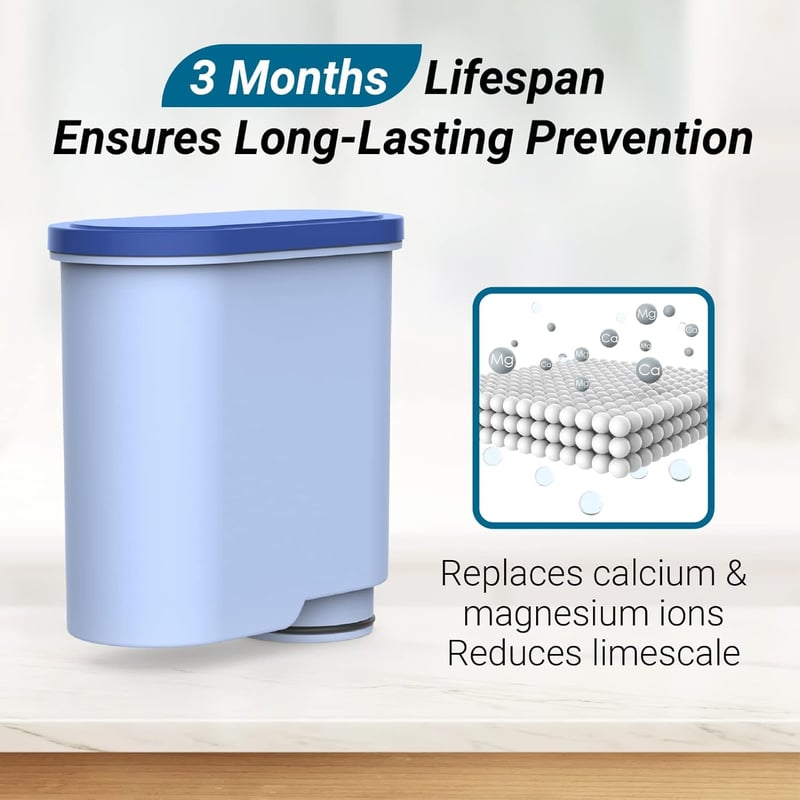 Philips AquaClean kompatibilis Maxblue vízszűrő, TÜV tanúsított, PFAS-csökkentő (3 db)
