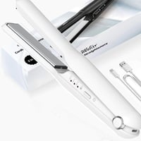 UKLISS 2in1 Vezeték Nélküli Hajvasaló és Hajgöndörítő - USB-C Töltés, 3 Hőfokszint, Negatív Ion Technológia, Utazáshoz Ideális 1