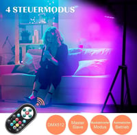 U`King RGB LED Par Reflektor - 36 LED-es DMX512 Színpadi Fény Távirányítóval 3