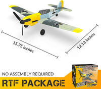 VOLANTEXRC Messerschmitt BF-109 V2 4 csatornás távirányítós repülőgép kezdőknek, giroszkóppal 8