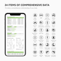 Fiar okos digitális testösszetétel-mérleg BMI és izomtömeg méréssel, applikációval 3