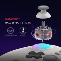 GameSir Nova Vezeték Nélküli Pro Kontroller Switch/Lite/OLED-hez, Hall Effect Joystickkel, RGB LED, Turbo, Programozható, Mozgásérzékelő, Fe 5
