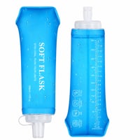 Skladacia fľaša na vodu Euqvunn Soft Flask, 2 ks, 500 ml, bez BPA, s nepriepustným uzáverom, na behanie — ako nová (stav: pozri 2. obrázok) 1