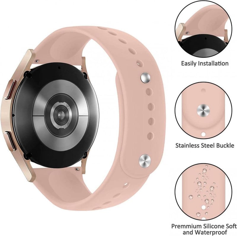 Samsung Galaxy Watch 5/4 Vízálló Szilikon Sportszíj - Légáteresztő