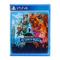 Igra Mojang Minecraft Legends Deluxe Edition za PS4, otvoreni outlet primjerak, dostupna nadogradnja za PS5, akcijsko-strateška videoigra 1