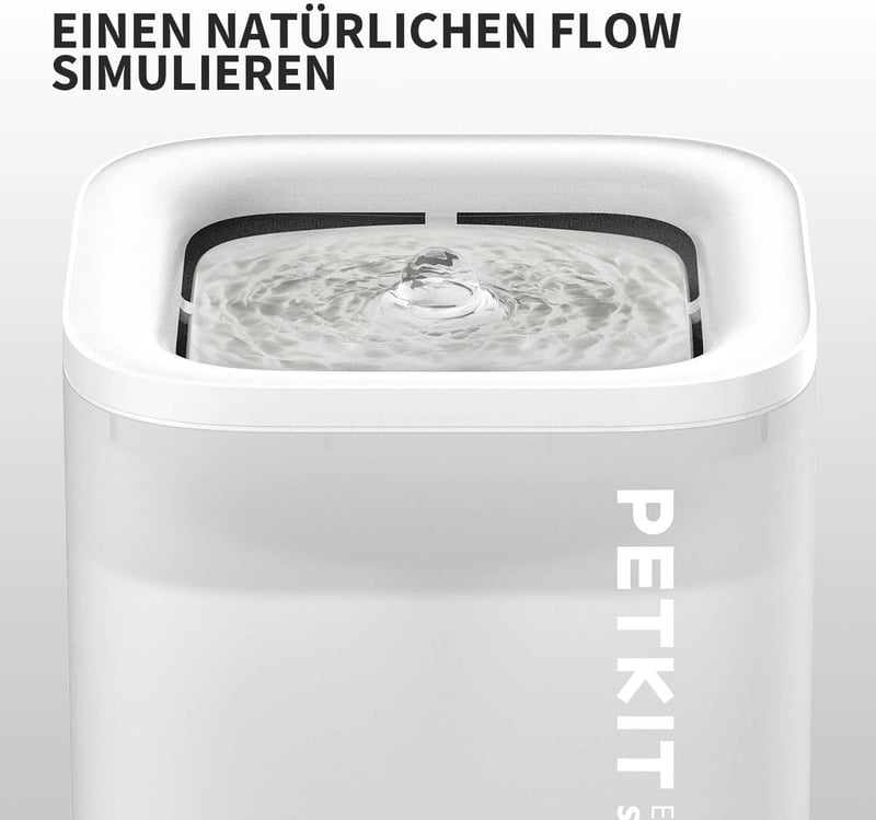 PETKIT CYBERTAIL Intelligens LED-es Macska és Kutya Ivókút, 1,85L, Halk Működés