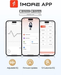 1MORE SonoFlow Pro Vezeték Nélküli Fejhallgató - LDAC Hi-Res Hangzás, Aktív Zajszűrés, 100 Órás Üzemidő, Gyorstöltés, Bluetooth 5.4, Kék 6