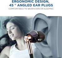 1MORE E1001 Triple-driver Hi-Fi fülhallgató mikrofonnal - iOS és Android kompatibilis prémium minőségű headset, arany színben 4