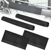 BUENTYA Univerzális Kerékpár Láncvédő Szett - 4 db Fekete, E-Bike Kompatibilis (22x10,5 cm) 1