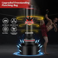 JUOIFIP 180 cm Álló Boxzsák Felnőtteknek - Felfújható Ütőzsák MMA Kickbox Edzéshez 2