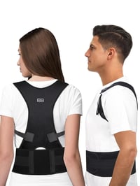 BACK BODYGUARD Testtartásjavító Heveder - Fekete, 1M 7