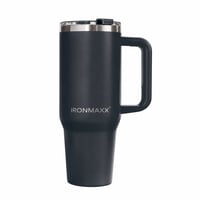 Termoska IronMaxx s uchom, antracitová, 1,2 l, nehrdzavejúca oceľ, dvojstenná — chýba slamka (stav: pozri 2. obrázok) 1