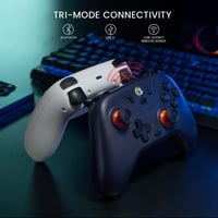 GameSir Nova Lite Vezeték Nélküli Kontroller, Háromféle Csatlakozás, PC/Switch/Steam/iOS/Android Gamepad, Hall Effekt Ravasz, Rezgés, Fehér 6