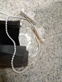 Rulou tip zebră vidaXL negru 80x150 cm din material textil poliester, cu grad de transparență reglabil, lățime material 75,9 cm 2