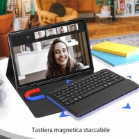 Lenovo Tab P12 2023 Bluetooth billentyűzetes tok, tollartóval - EasyAcc, fekete 4