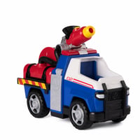 Hasičské záchranné vozidlo PAW Patrol Chase s figúrkou psíka Chase a vodnými projektilmi pre deti od 3 rokov (neúplná súprava: 1 ks 2