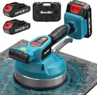 Seesii KP-160B Vezeték Nélküli Csemperázó Készülék - 160mm Tapadókorong, 2x2000mAh Akkumulátor, 12 Fokozatú Állítás, Profi és Barkács Burkol 1