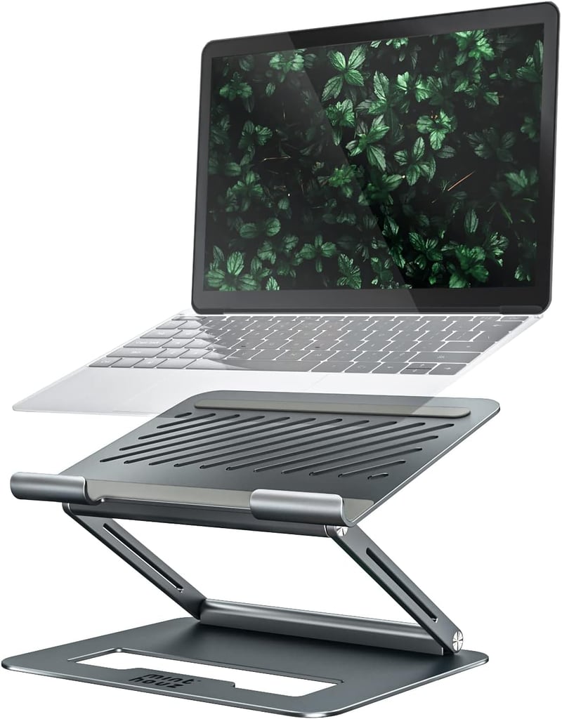 Állítható magasságú és dönthető Minthouz laptopállvány 10-17" MacBook, Dell, Lenovo laptopokhoz