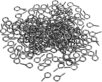 Sourcing Map 300db Mini Csavaros Szemescsavar Sötétszürke 6.5x13x1.2mm - Ékszerkészítéshez, DIY 1