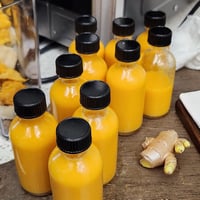 DIDITIME Üveg Tárolóüvegek 12 db 60ml - Mini Utazó Palackok Fedéllel és 2 Tölcsérrel - Fűszertartó, Olaj, Shot Üvegek, Mintapalackok 6