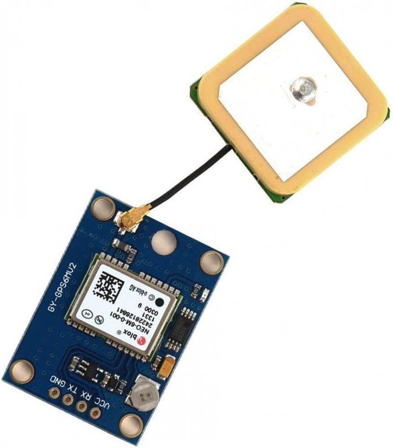 NEO-6M GPS Modul Arduino-hoz Kerámia Antennával - HiLetgo GY-NEO6MV2