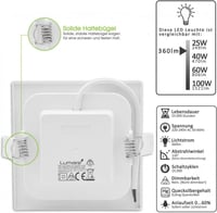 Vékony LED Spotlámpa 6W IP44 Fürdőszobába - Fehér (Újracsomagolt) 3