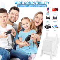 TP-Link AC1200 Dual Band WiFi Jelerősítő 4 Antennával, LAN Porttal 6