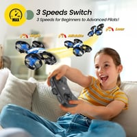 Holy Stone HS210 Mini Drón Gyerekeknek, RC Nano Quadcopter Helikopter, Lebegés, 3D Flip Funkcióval, 3 Akkumulátorral, Kezdőknek, Beltéri  5
