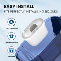 everspring TÜV SÜD Tanúsított Vízszűrő Betét Brita Maxtra+, Maxtra Plus, Mavea, Anna Duomax Készülékekhez - 6 db Csomag 7
