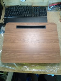 Suport pentru laptop Relaxdays cu suport de telefon 46x35 cm, măsuță pentru laptop pentru pat și canapea, tăviță pentru genunchi - colț deteriorat (stare: vezi a 2-a imagine) 3