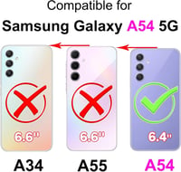 Samsung Galaxy A54 5G Retro Kazettás Mágneses Bőr Flip Tok 2