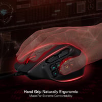 Redragon M811 Aatrox MMO gamer egér, 15 programozható gombbal, RGB háttérvilágítással 5