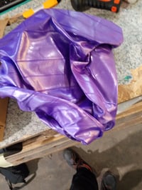 EDIFIT fitball gimnasztikai labda pumpa nélkül, lila, 65 cm - hiányos készlet (pumpa hiányzik), Pezziball (állapot: lásd a 2. képet) 3