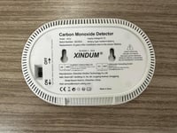 XINDUM LCD-s szénmonoxid riasztó 10 éves elemmel, otthoni használatra (fekete) 8
