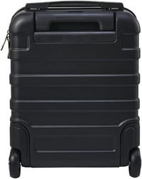 Cabin Max Anode Fekete Kemény Héjú Kabinbőrönd, Könnyű ABS Gurulós Utazótáska 4 Kerékkel, Wizz Air Kompatibilis 40x30x20cm 10