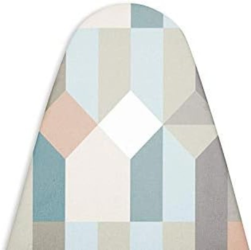 Encasa XO Luxury Line Vasalódeszka Huzat Extra Vastag Párnázással - 125x46 cm Standard Méretű Deszkákhoz - Kockás Mintázatú Csere Huzat Otth