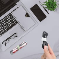 Zolunu újrahasználható szilikon kábelrendező pántok, 10 db-os szett 7