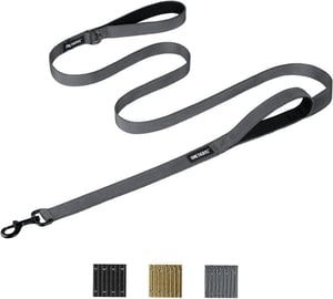 Trixie Comfort dvostruki povodac za pse, siva, veličina S, 122 cm