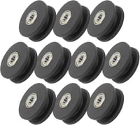 Fitnesz géphez való 50 mm-es nylon csapágyas görgő, 10 db-os szett 3